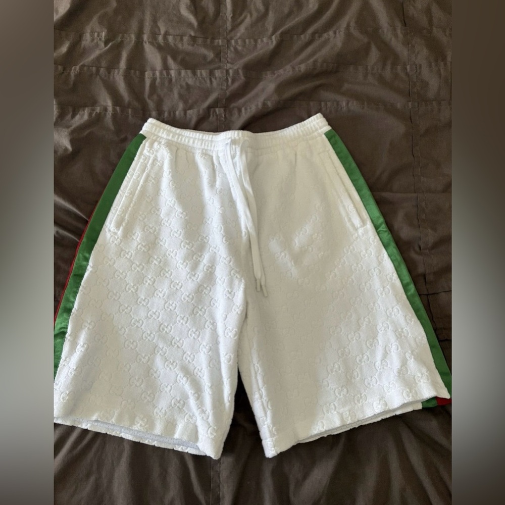 Gucci GG Web White Shorts